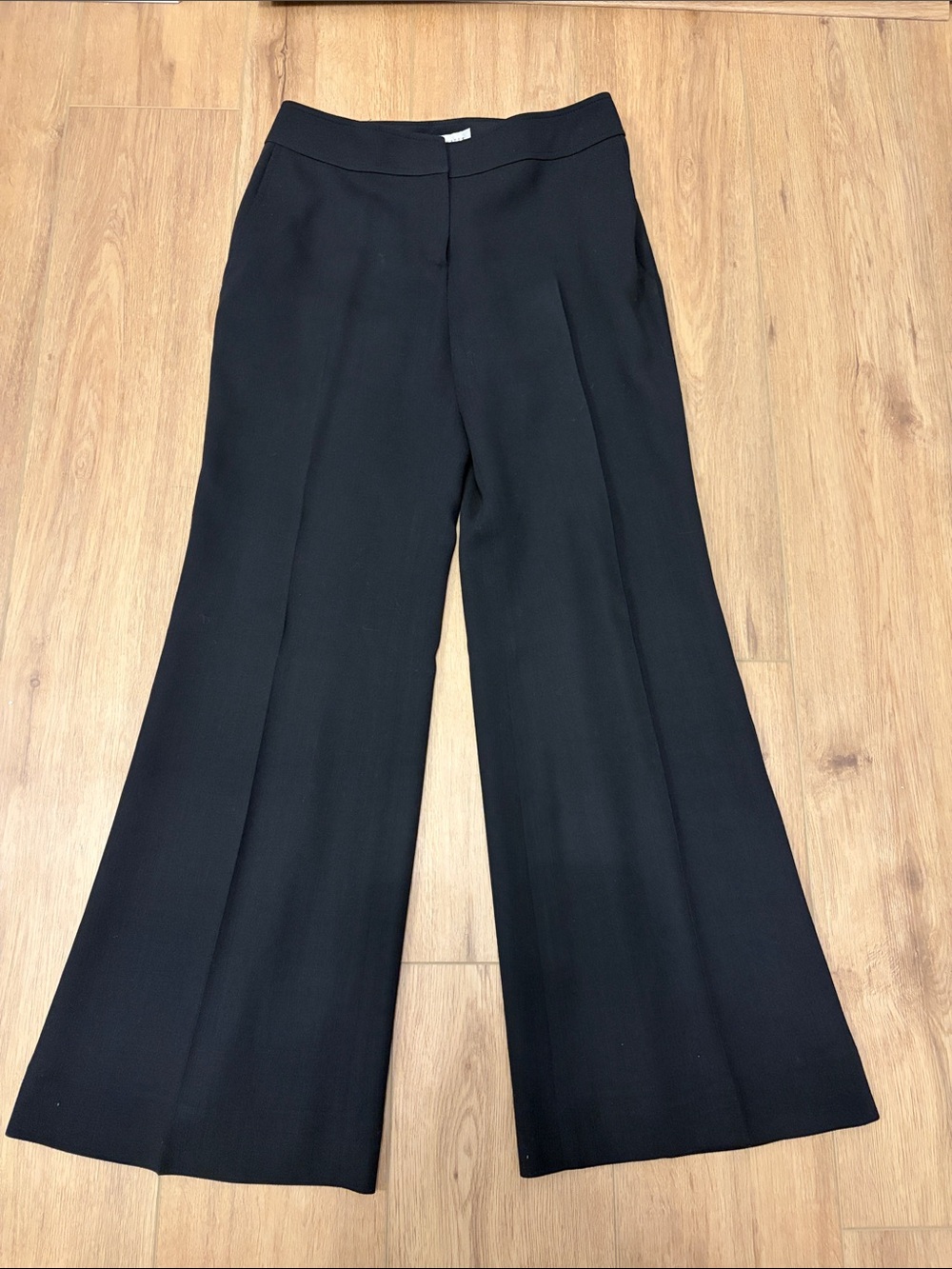 Ross Meyer Black Low Rise Wide Leg Women's Dress Pants